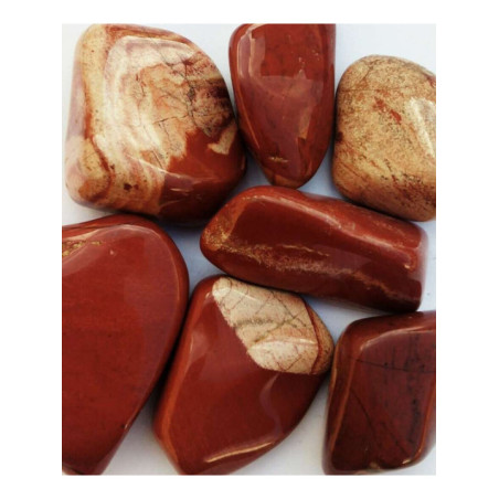 Canto Rodado Grande Jaspe Rojo de 3,5 a 5cm
