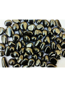 Canto Rodado Grande Hematite  de 3,5 a 5cm