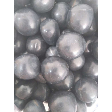 Canto Rodado Extra Grande Hematite de más de 6cm.