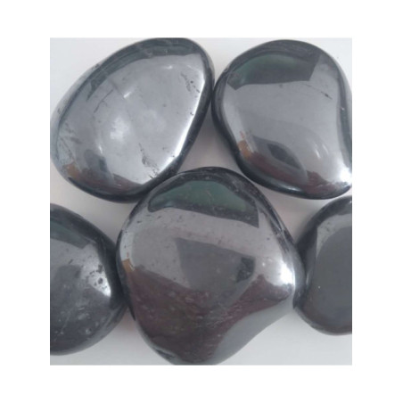 Canto Rodado Grande Turmalina Negra de 3,5 a 6cm.