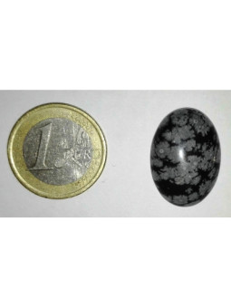 Piedra Natural Oval Obsidiana Nevada