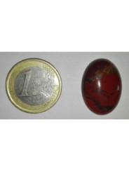 Piedra Natural Oval Jaspe Rojo