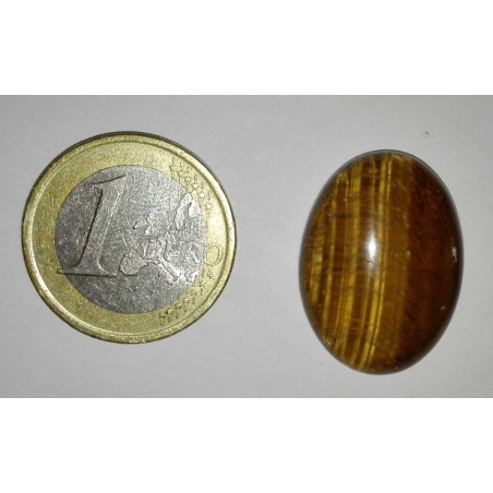 Piedra Natural Oval Ojo Tigre
