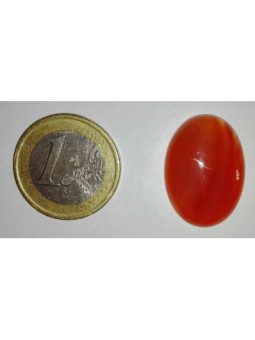 Piedra Natural Oval Carneola