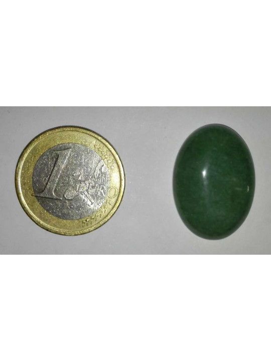 Piedra Natural Oval Aventurina Verde