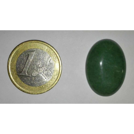 Piedra Natural Oval Aventurina Verde