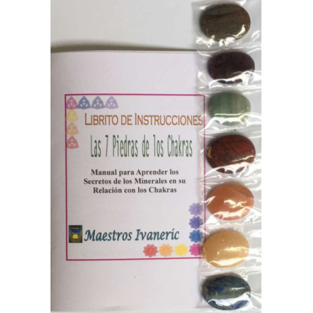 Pack de los 7 Minerales de los Chakras con Instrucciones