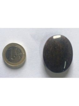 Mineral Oval 3,5 a 4,5 centímetros. Venturina Azulada