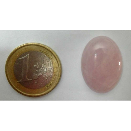 Mineral Oval 3,5 a 4,5 centímetros. Cuarzo Rosa
