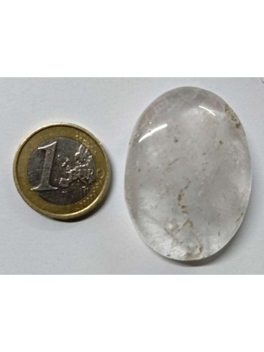 Mineral Oval 3,5 a 4,5 centímetros. Cuarzo Cristal