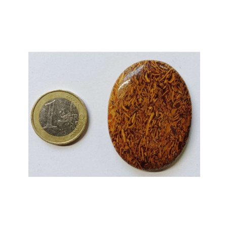 Mineral Oval 3,5 a 4,5 centímetros. Jaspe Leopardo
