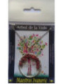 Colgante Árbol de la Vida en Circulo Mineral Jaspe Rojo