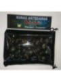 Runas de Ágata Negra  con Bolsa Guarda Runas