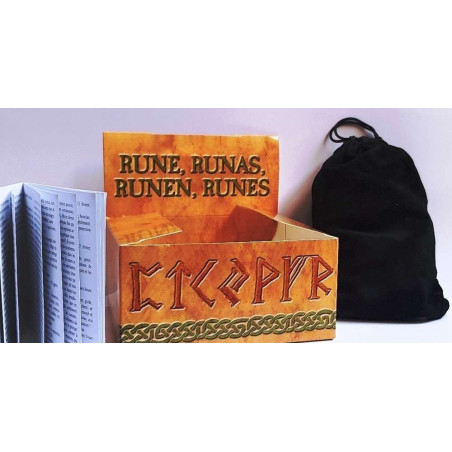 Runas Amatista, Incluye Instrucciones, Estuche y Bolsa