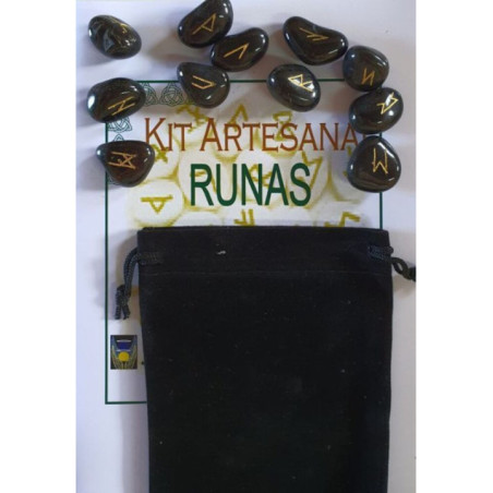Runas de Onix, Bolsa Antelina y Libro de Instrucciones