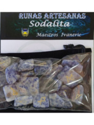 Runas de Sodalita con Bolsa Guarda Runas