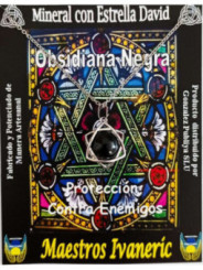 Colgante Estrella David con Obsidiana Negra. Protección contra enemigos