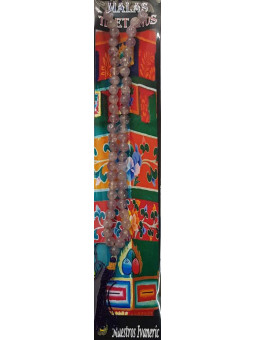 Mala Tibetano, 108 cuentas Amatista. 60cm