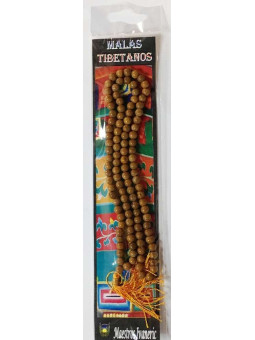 Mala Tibetano, 108 cuentas Jaspe Amarillo. 60cm