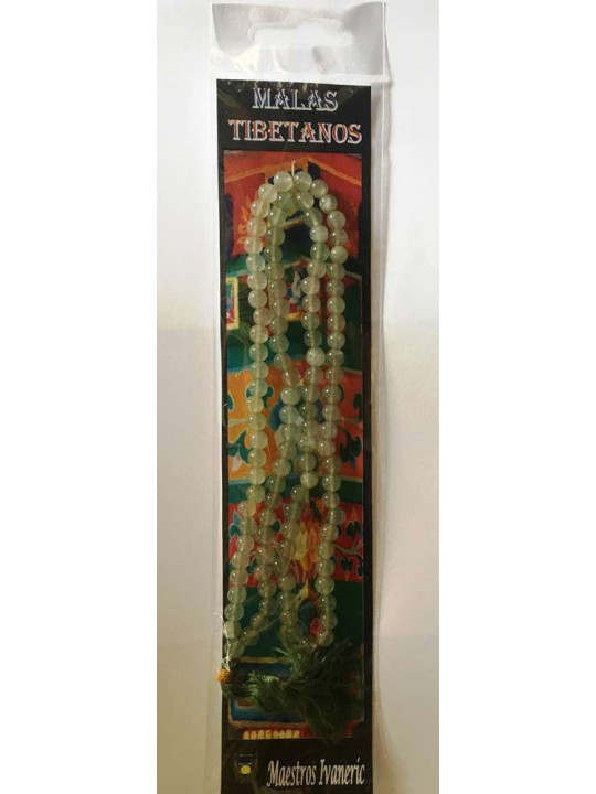 Mala Tibetano, 108 cuentas Aventurina 60cm