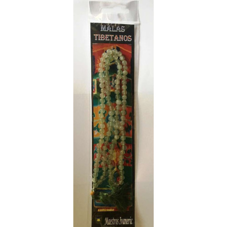 Mala Tibetano, 108 cuentas Aventurina 60cm