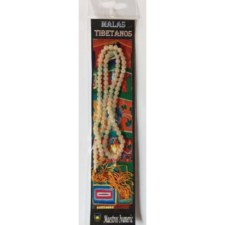 Mala Tibetano, 108 cuentas Aventurina Amarilla. 60cm