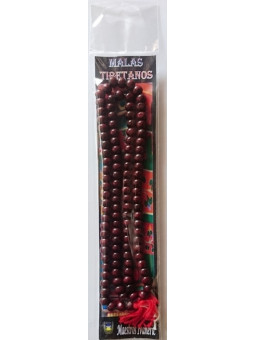 Mala Tibetano, 108 cuentas de Madera. 60cm