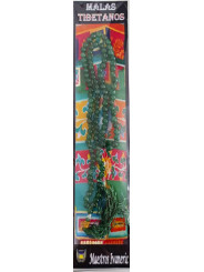 Mala Tibetano, 108 cuentas Jaspe Verde. 60cm