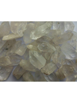 Puntas Cuarzo Cristal Bruto. Pequeñas de 1 a 3,5 cm