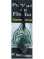 Colgante Punta de Flecha 3cm Mineral Cuarzo Verde