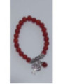 Pulsera Mineral Ágata Roja con Árbol de la Vida